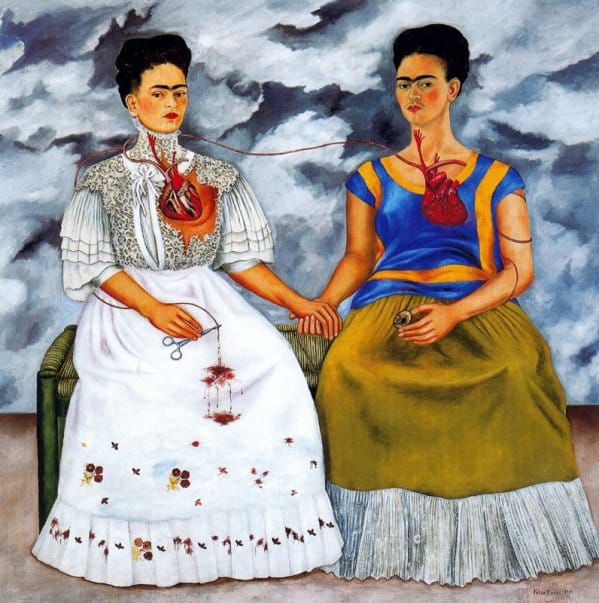 Autoportrait "Les Deux Frida", symbole de dualité et d’art engagé par Frida Kahlo