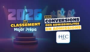 classement prépas 2026 - conversion admissibilité / admission HEC