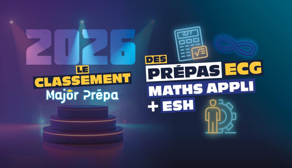 classement prépas ECG 2026 - maths appli + ESH
