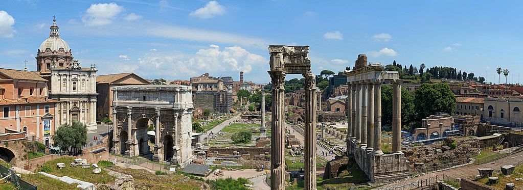 Le Forum romain (Wikimedia)
