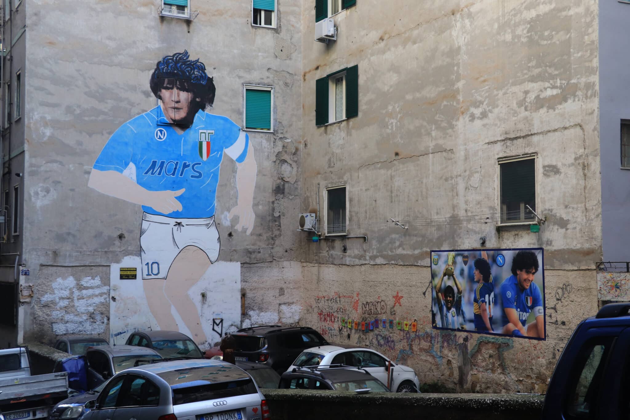 Fresque de Diego Maradona à Naples