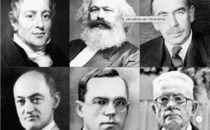 Portraits d’économistes représentatifs de l’histoire de la pensée économique