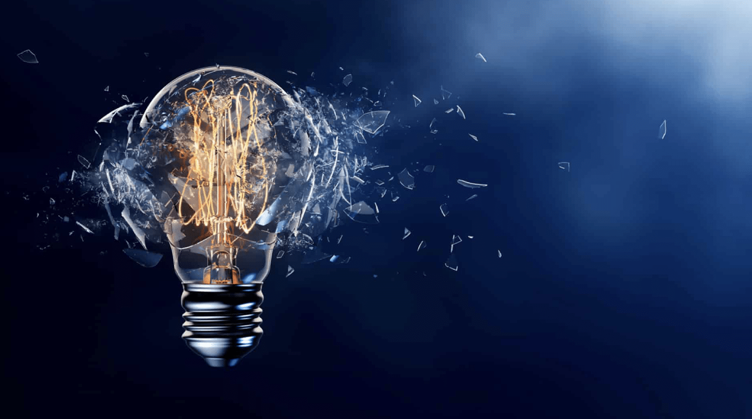 Ampoule illustrant l'idée d'innovation