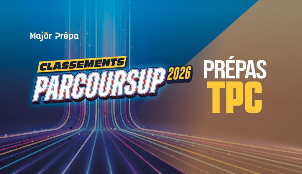 Illustration du classement Parcoursup prépas TPC 2026