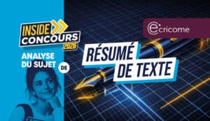 analyse résumé Ecricome 2026