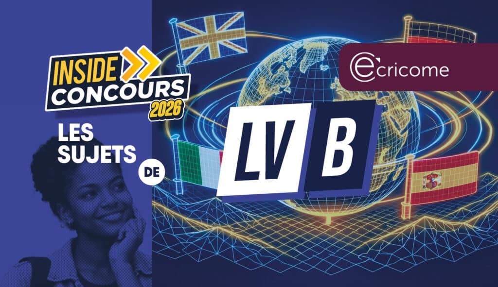 LV2 Anglais Ecricome 2026 espagnol allemand