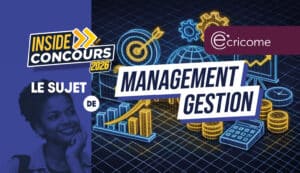 sujet Management gestion Ecricome 2026