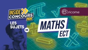 sujet maths ect ecricome 2026