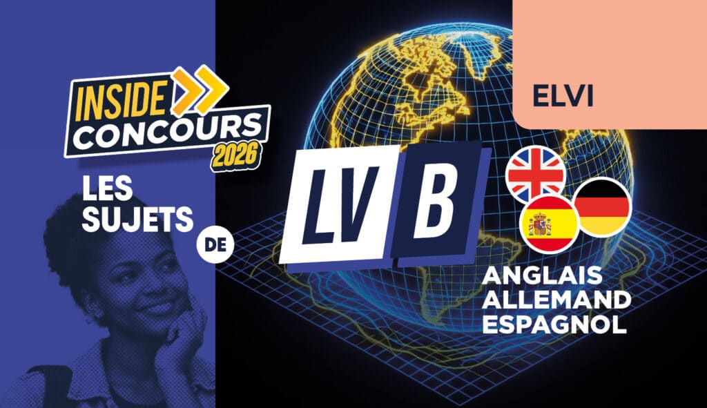 sujet lv2 anglais elvi 2026 allemand espagnol