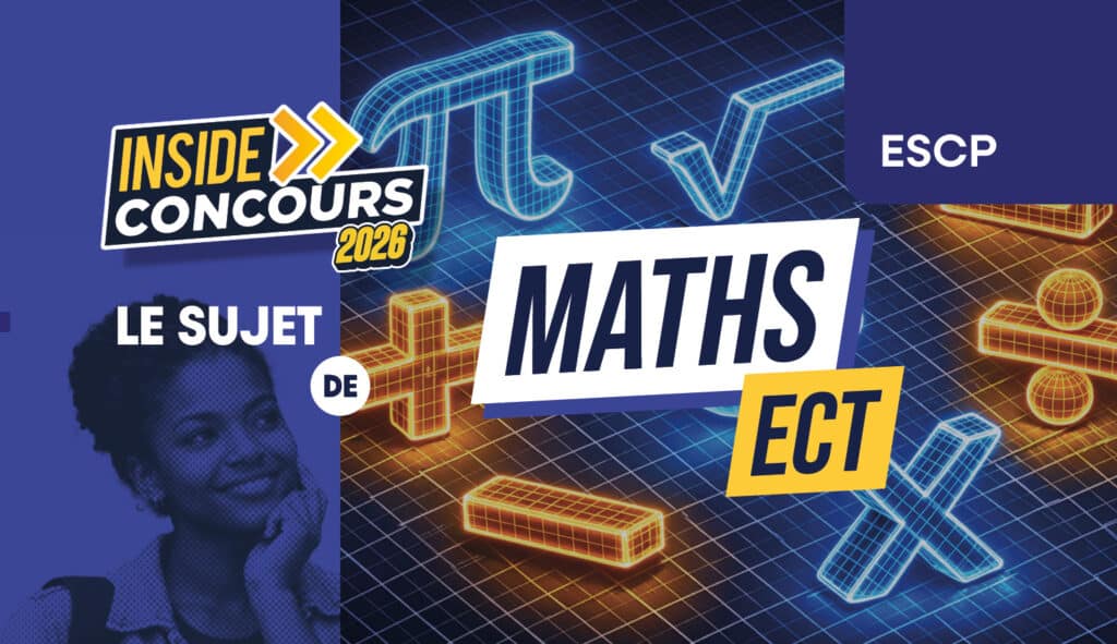 sujet maths ESCP ECT 2026