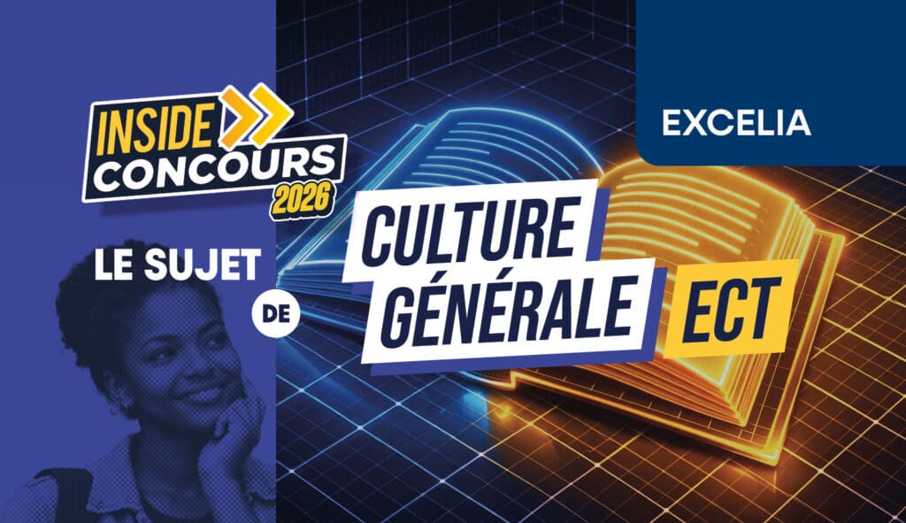 sujet culture générale Excelia 2026