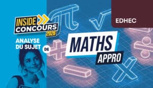 analyse sujet Maths approfondies EDHEC 2026