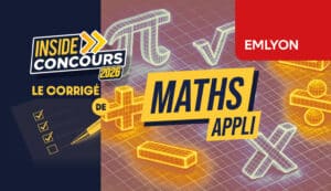 Corrigé maths appliquées emlyon 2026