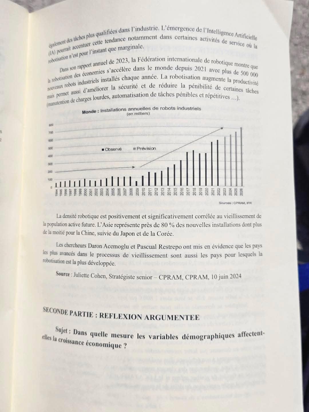 sujet éco-droit 2026 essec
