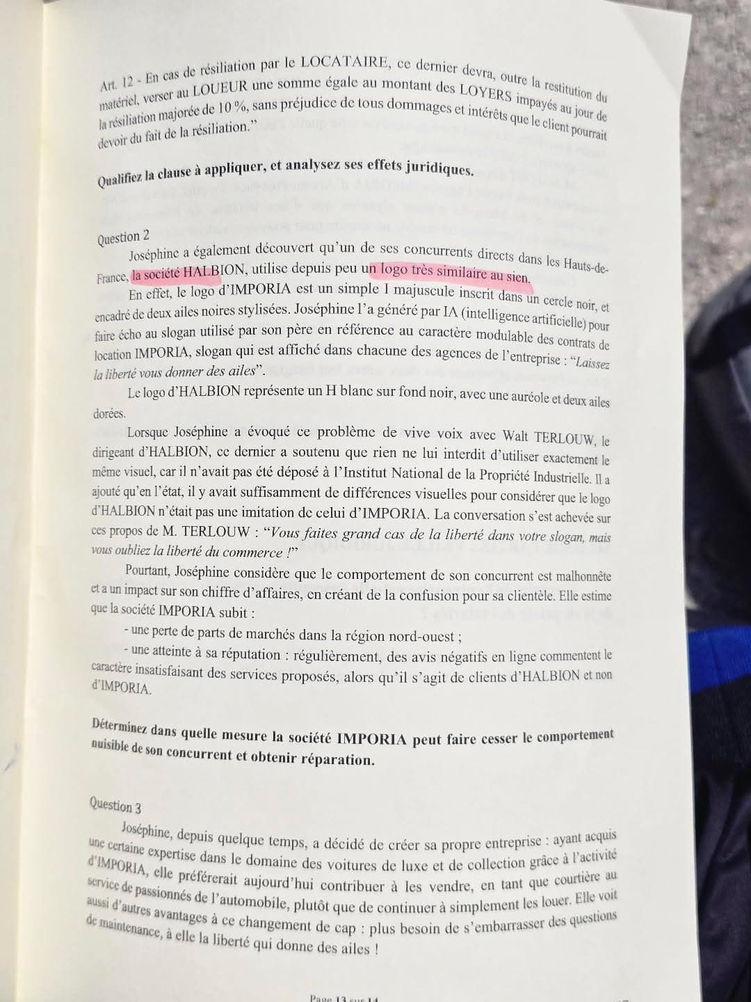 sujet éco-droit 2026 essec