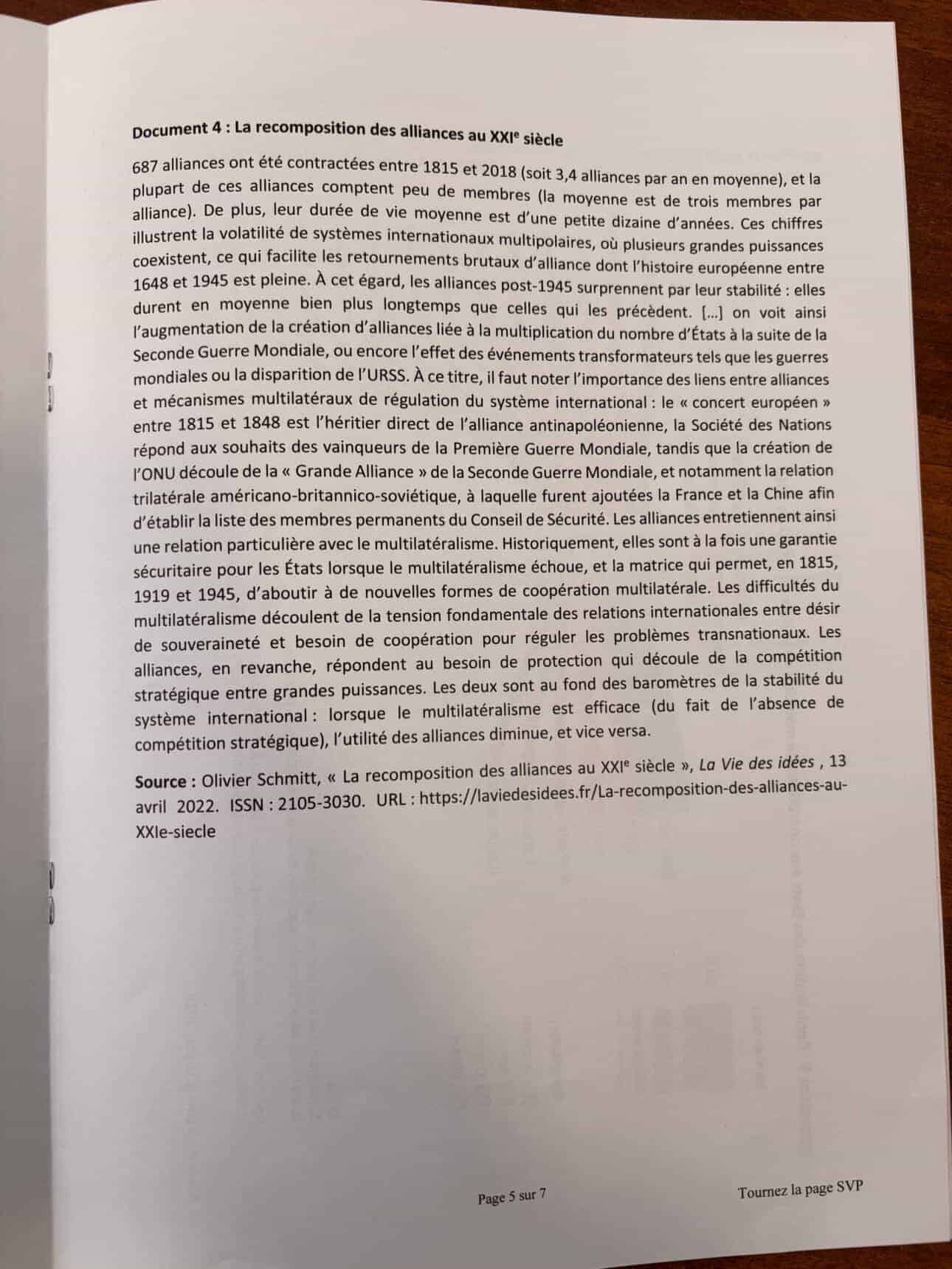 Sujet HGG ESSEC 2026