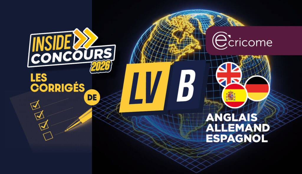 Lv2 espagnol ecricome 2026 corrigé