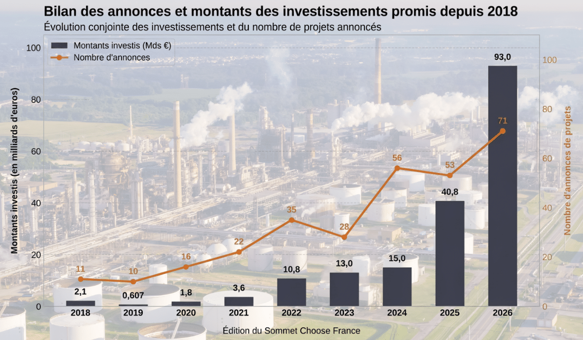 Bilan des annonces et investissements promis depuis 2018