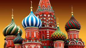 Cathédrale Saint-Basile à Moscou, symbole des actualités en Russie