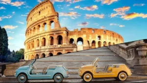 Le Colisée de Rome duquel on pourrait parler au passato prossimo