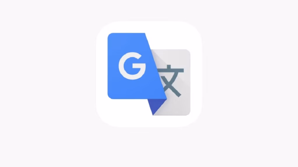 Logo Google Translate, outil de traduction automatique en anglais