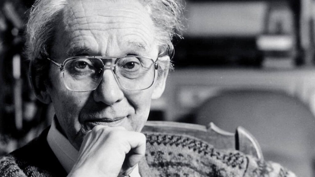 Portrait en noir et blanc de Paul Ricœur, philosophe français théoricien de l'identité narrative