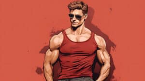 Illustration d'une masculinité associée à l'image du mâle alpha