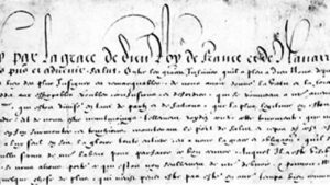 Manuscrit royal ancien en français illustrant la méthode commentaire document historique en prépa