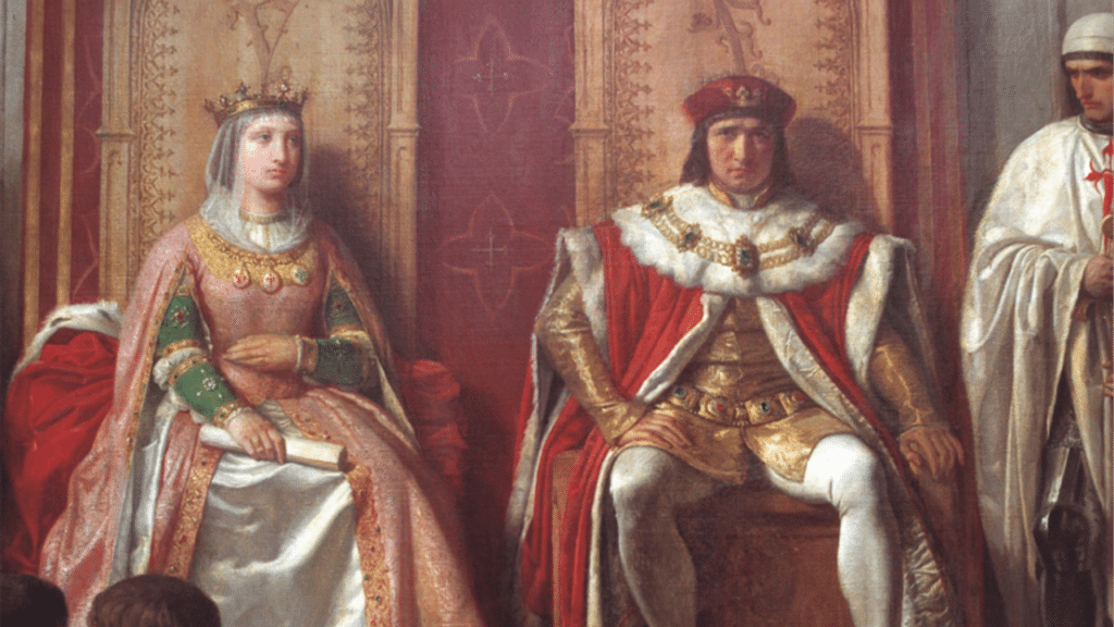 Portrait des Rois Catholiques Isabelle et Ferdinand, figures clés de l'histoire de l'Espagne