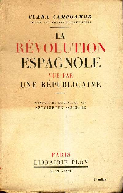 Manière de dénoncer depuis son lieu d'exil ce qu'a entrainé la guerre civile espagnole.